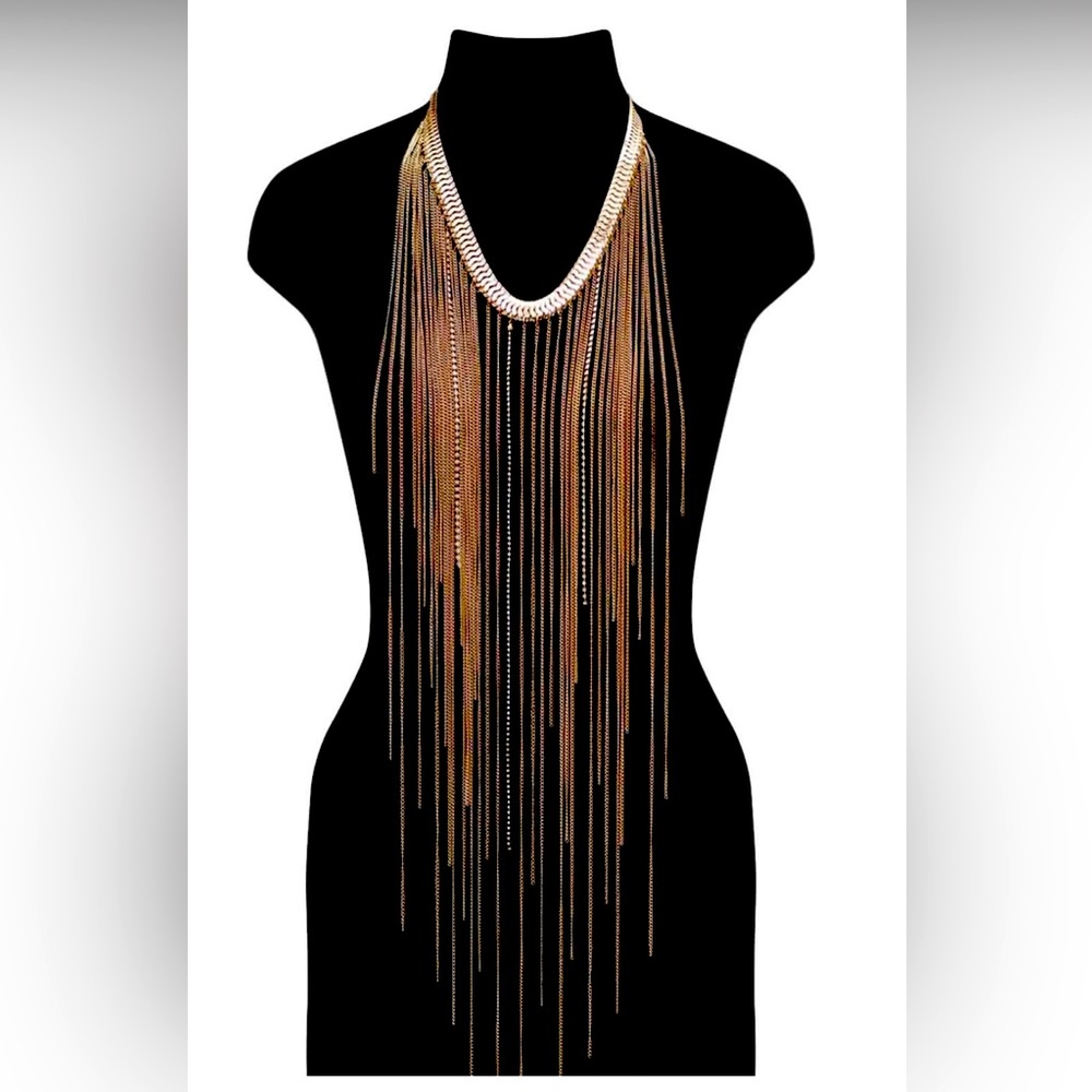 German Waterfall Necklace, BRAND NEW, from Escora Lingerie